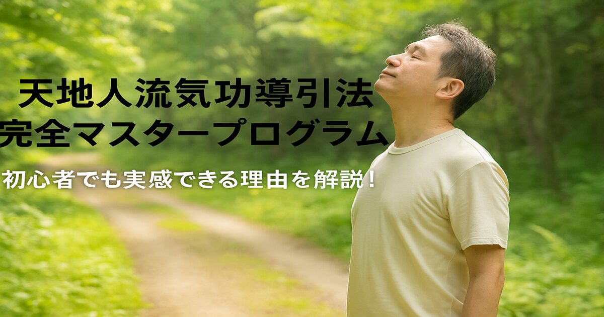 天地人流気功導引法完全マスタープログラムの効果